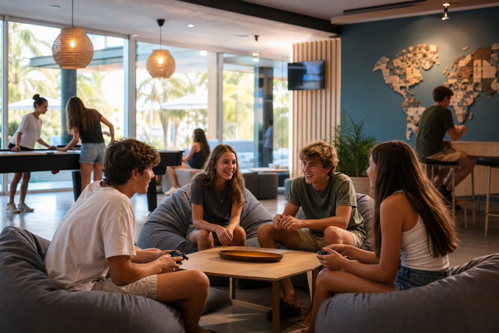 Hotel met tienerclub