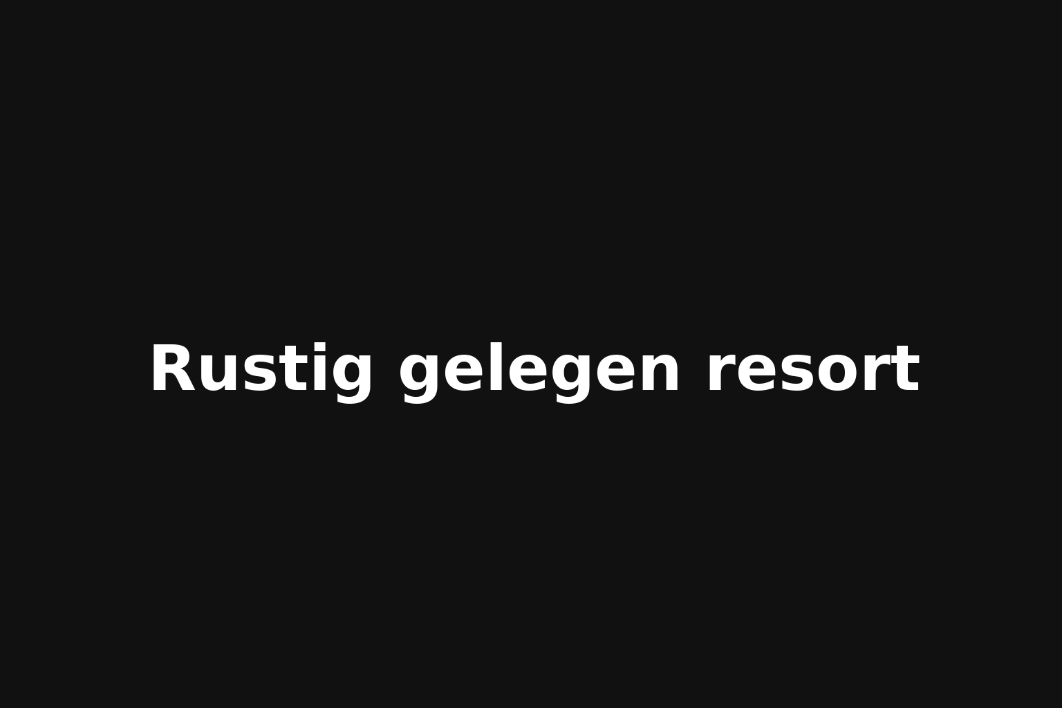 Rustig gelegen resort Rustig gelegen resort