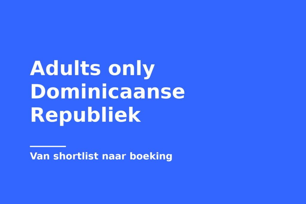 Adults only Dominicaanse Republiek