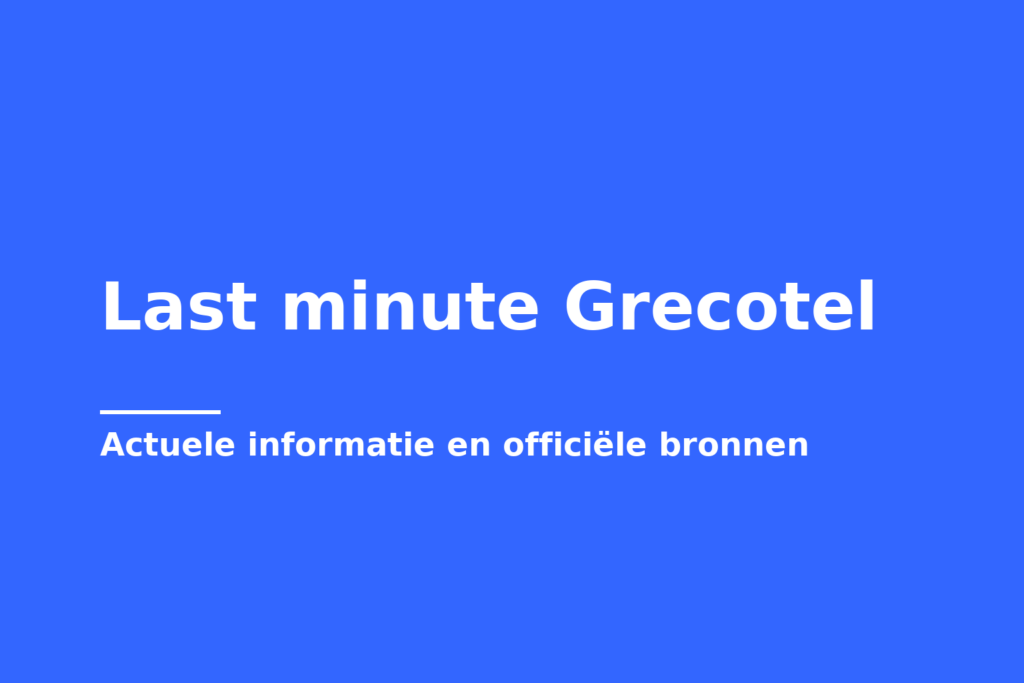 Last minute Grecotel